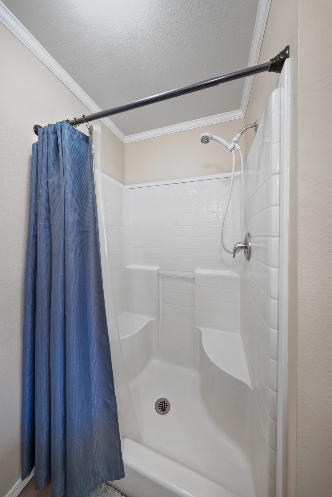 Cypress walk-in shower